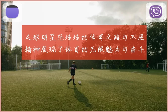 足球明星范培培的传奇之路与不屈精神展现了体育的无限魅力与奋斗的力量